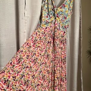 Angie Vibrant Floral Maxi Dress